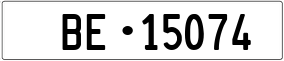 Truck License Plate